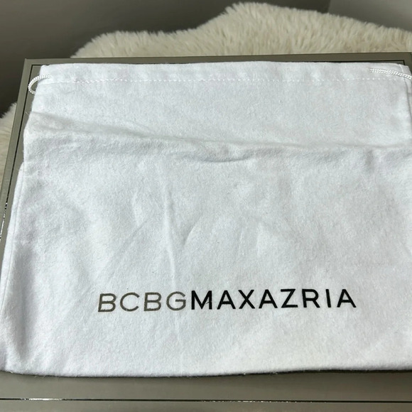 NWT BCGB Dusty Pink Satin High Heels with Fringe & Beads SZ 37/7 - Picture 13 of 13